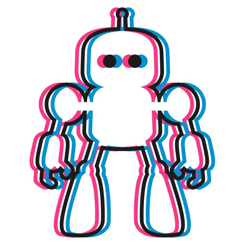 Roboter 3D Effekt KI Sci-Fi 