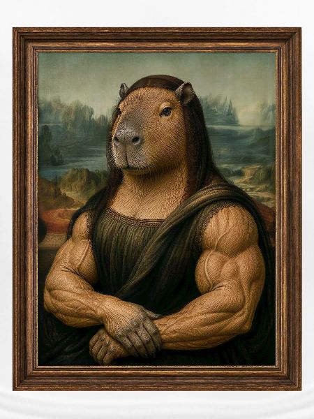 Muskulöse Kapybara