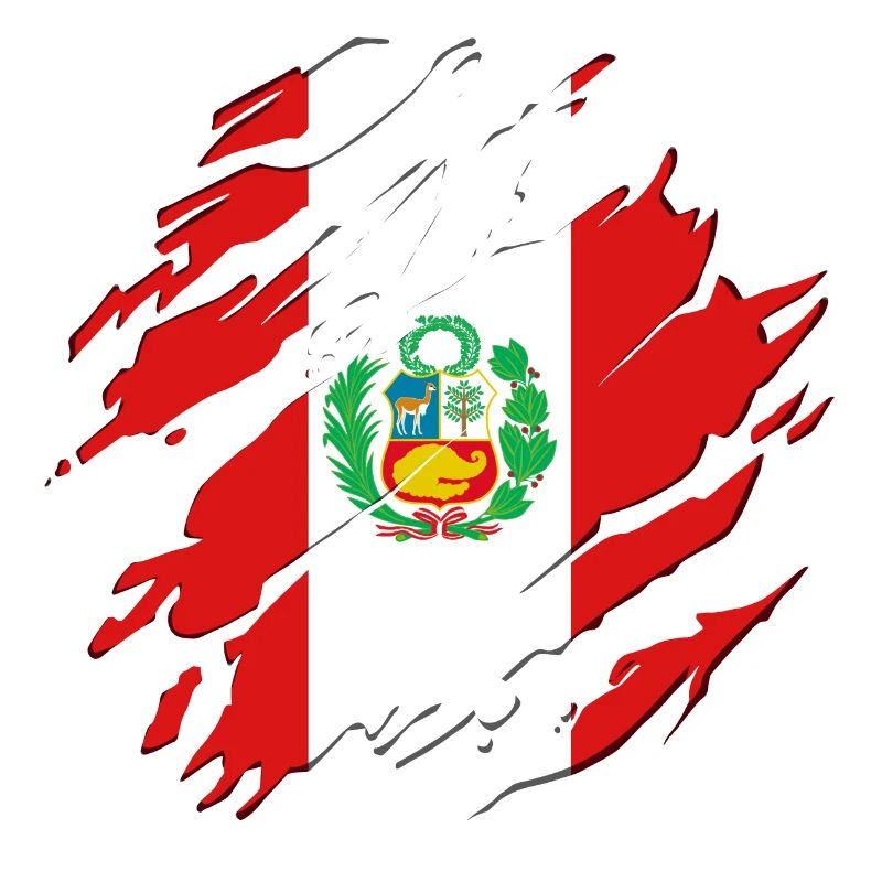 Peru flag South America Cusco Peruvian flag