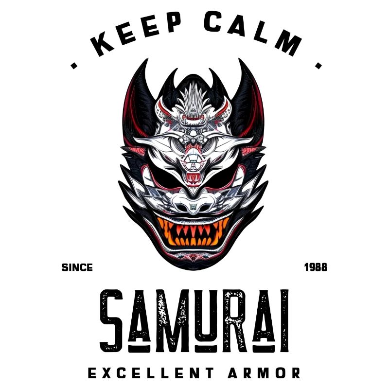 samurai Since 1988 armor keep calm excellent armor