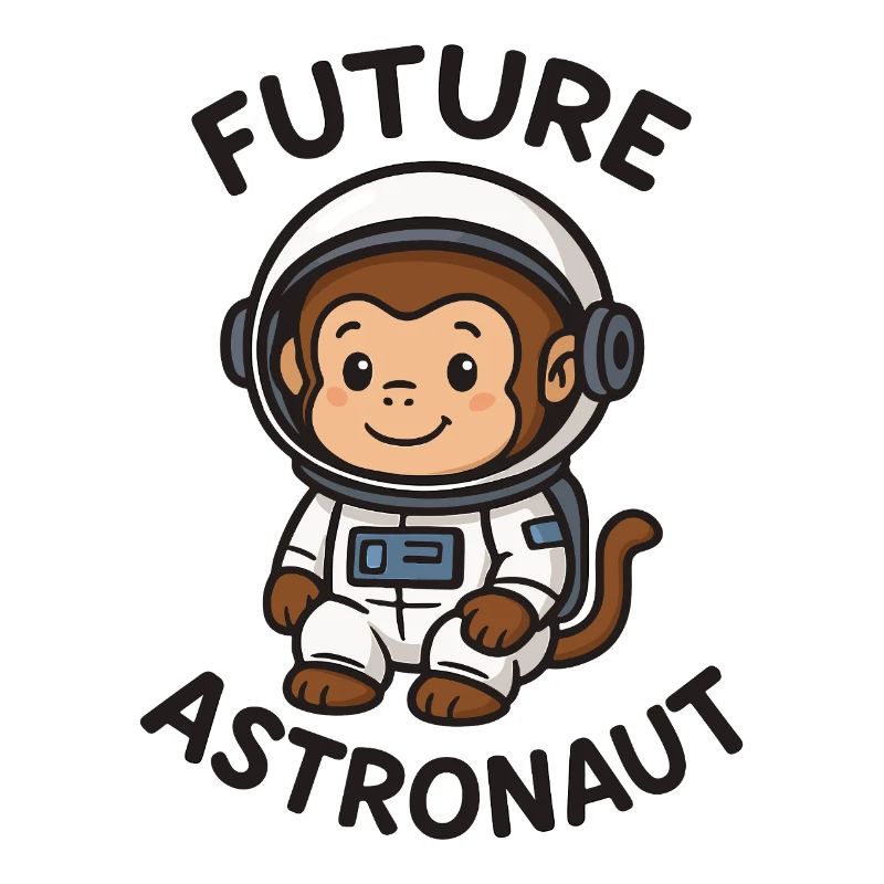 Future Astronaut – Cute Space Monkey
