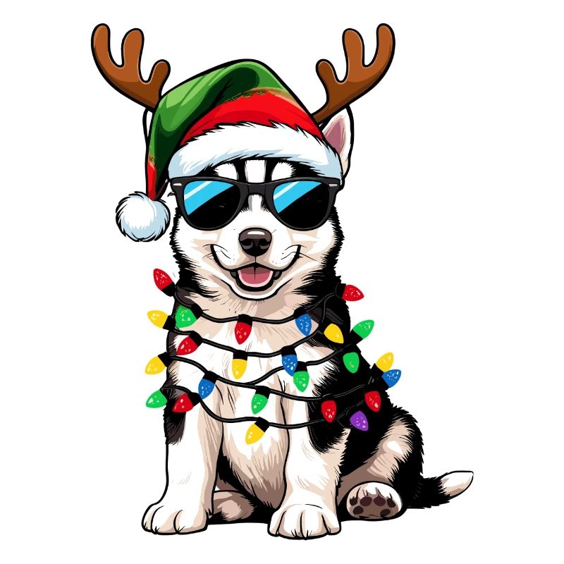 Husky de Noël