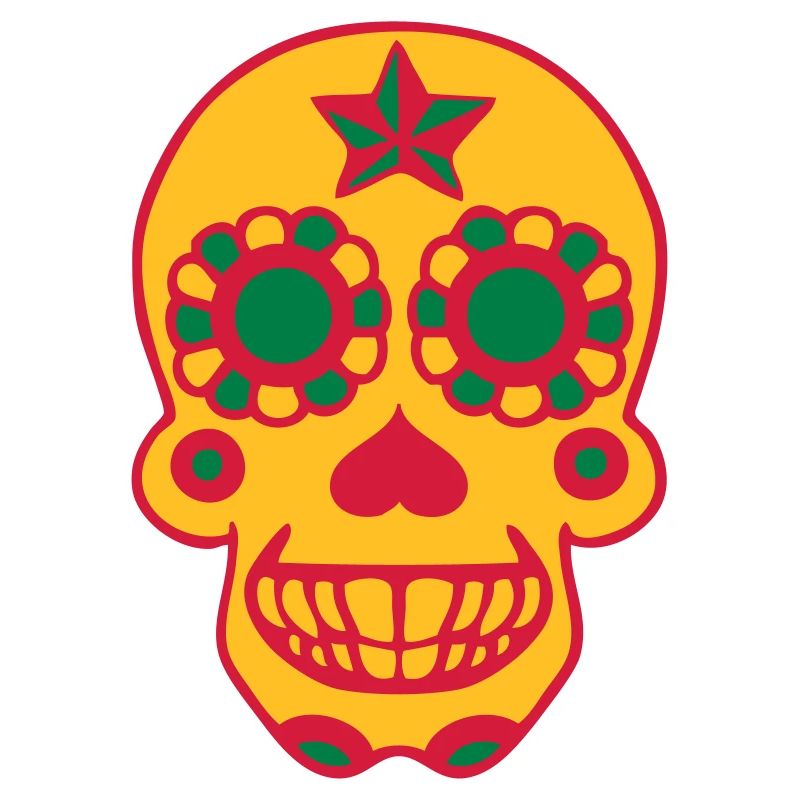 Mexican skull Calavera skull dead