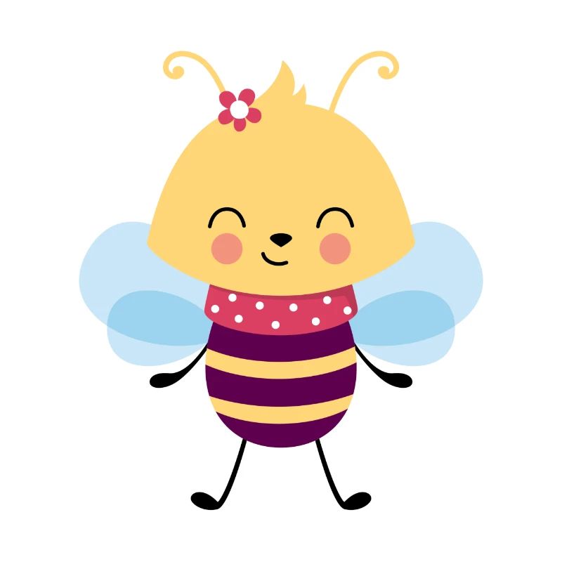 abeille mignonne