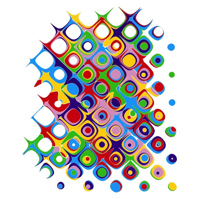 Colorful pattern (circles, shapes)