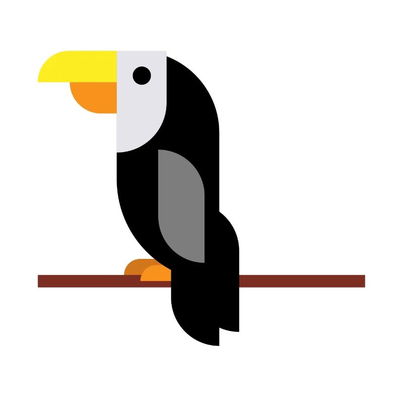 Toucan sur branche
