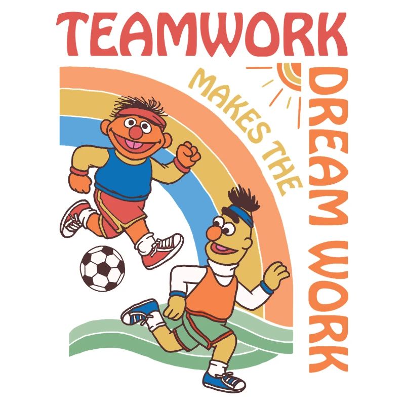 Sesamstraße Design Teamwork Mit Ernie Und Bert