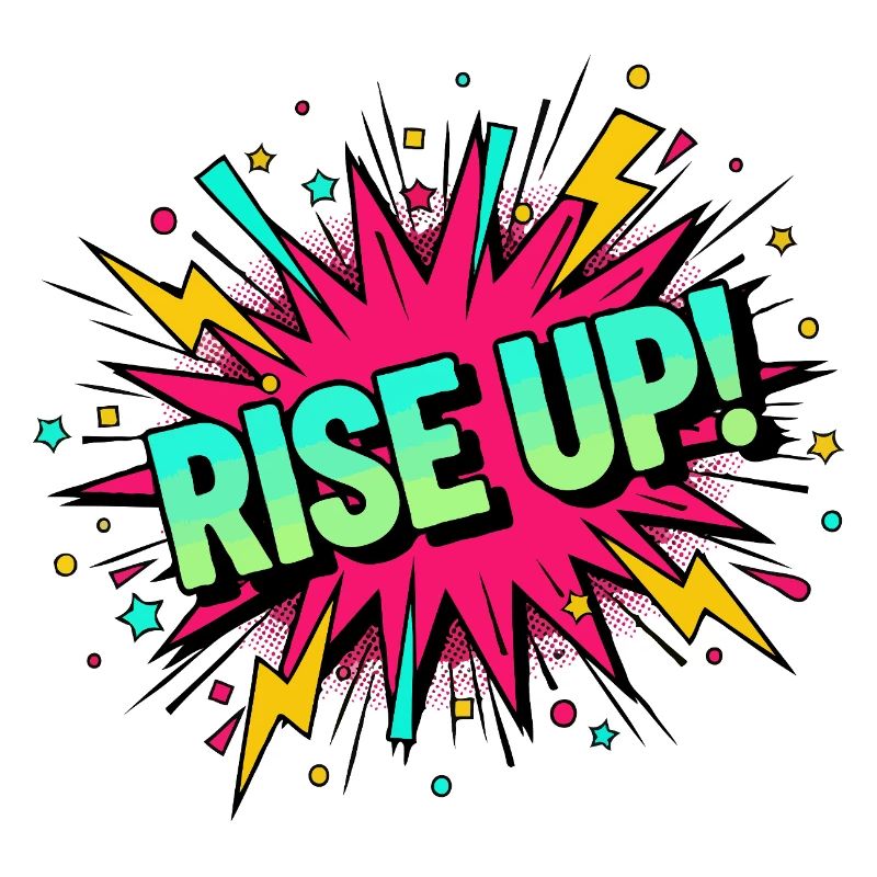 Rise Up Burst Bold Comic