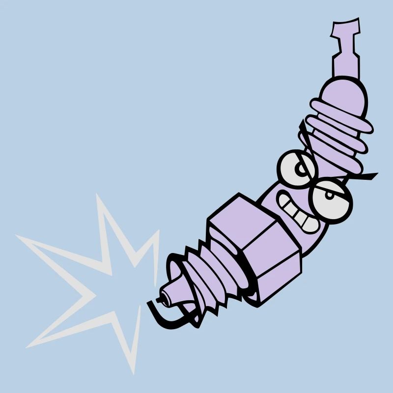 Spark plug with color changing function