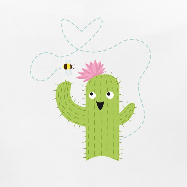 Kaktus und Biene