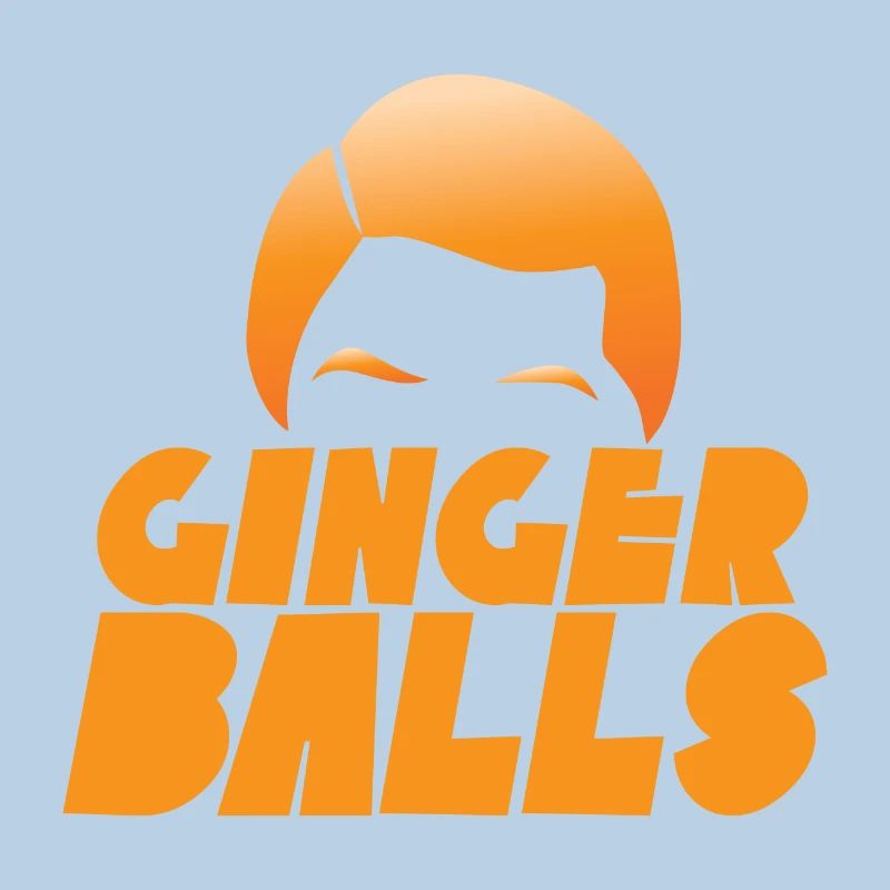 Ingwerkugeln mit dem lodernden roten Haar