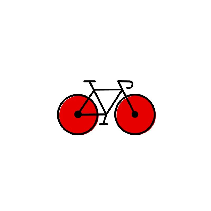 vélo de course rouge
