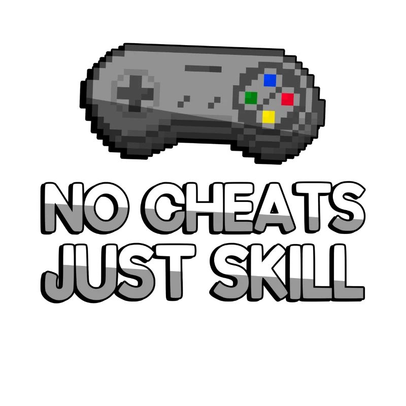 NO CHEATS JUST SKILL + SNES Controller - Gaming
