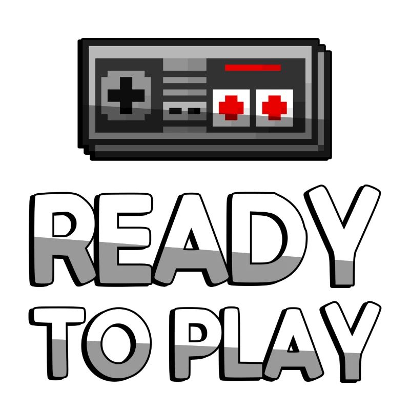 READY TO PLAY + NES Controller - Gaming