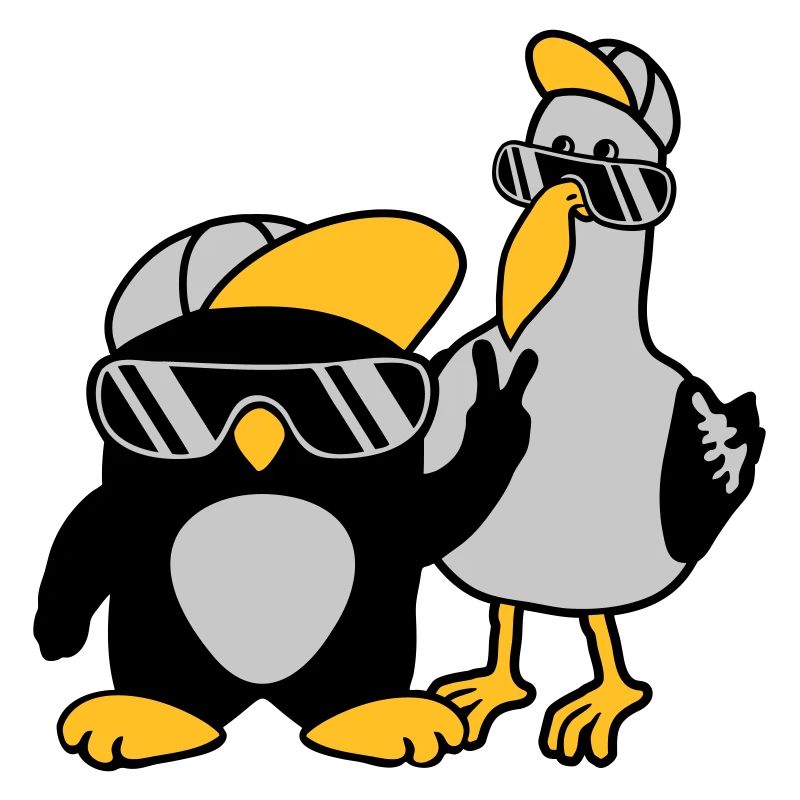 Pingouin mouette 2 Amis