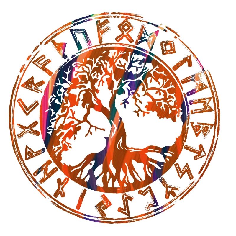 Baum des Lebens ,Lebensbaum,Graffiti,keltisch