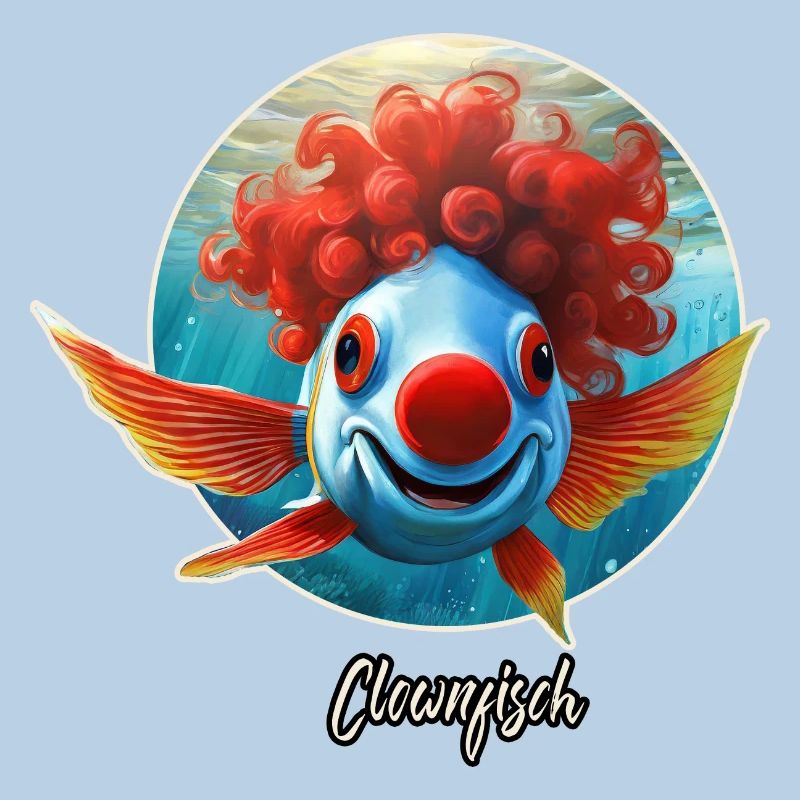 Pun ambiguous german expression - Clownfisch