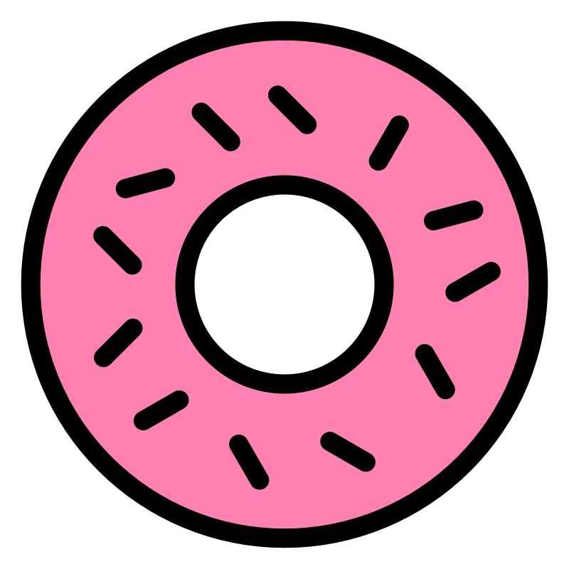 beignet rose