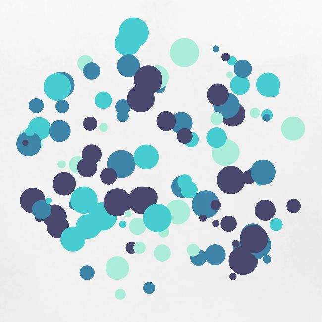 Motif cercles abstraits