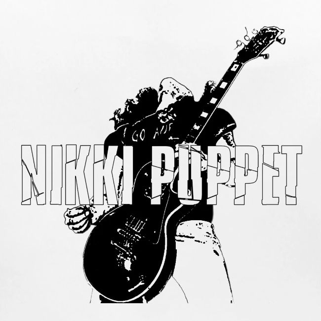 NP gitarrist Logo weiss
