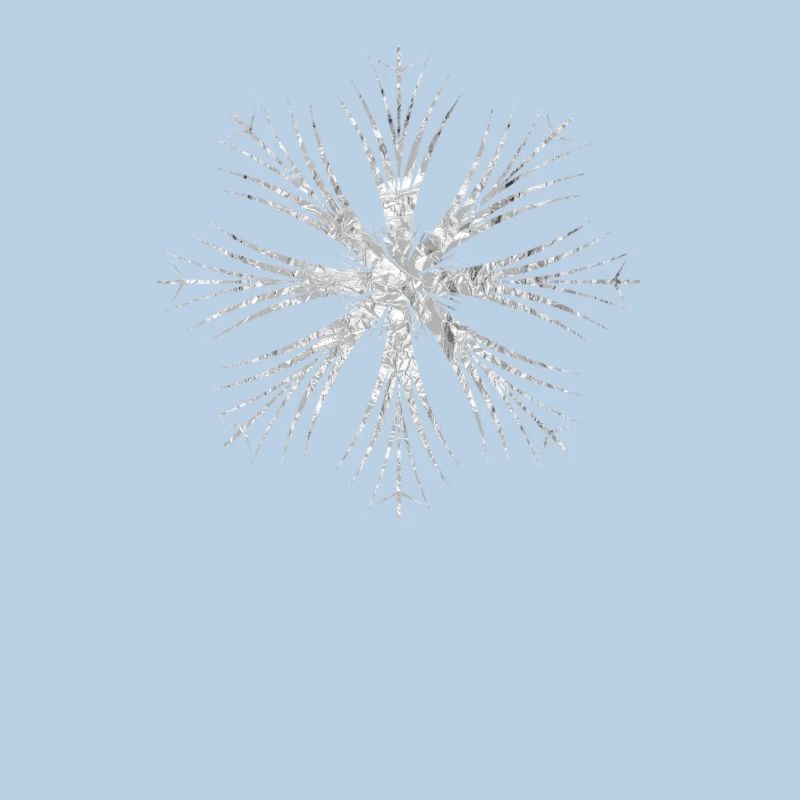 Silver Snowflake Design