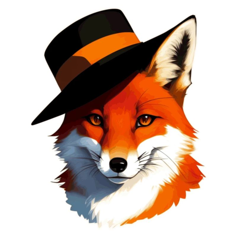 Fuchs mit Hut