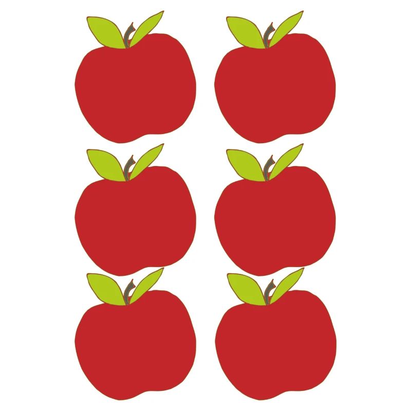 Apple Pattern Red 6-ply