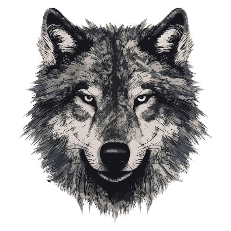 Wolf Wolf Head Scratch Marks Claws Wild