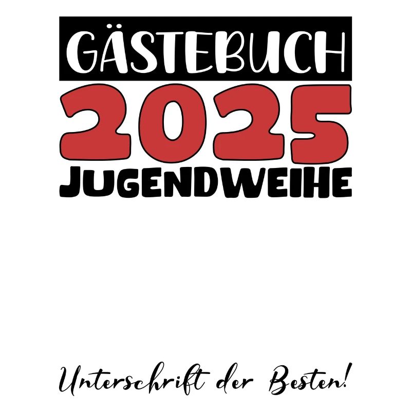 Jugendweihe 2025 Gästebuch Geschenk Mädchen Jungen