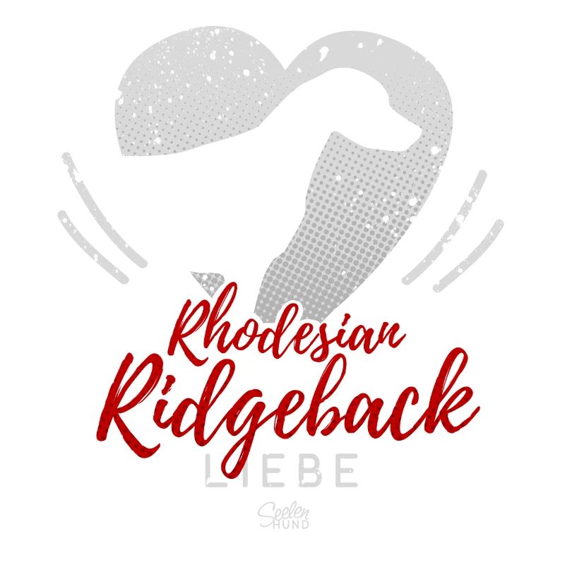 Rhodesian Ridgeback Liebe mit Herz