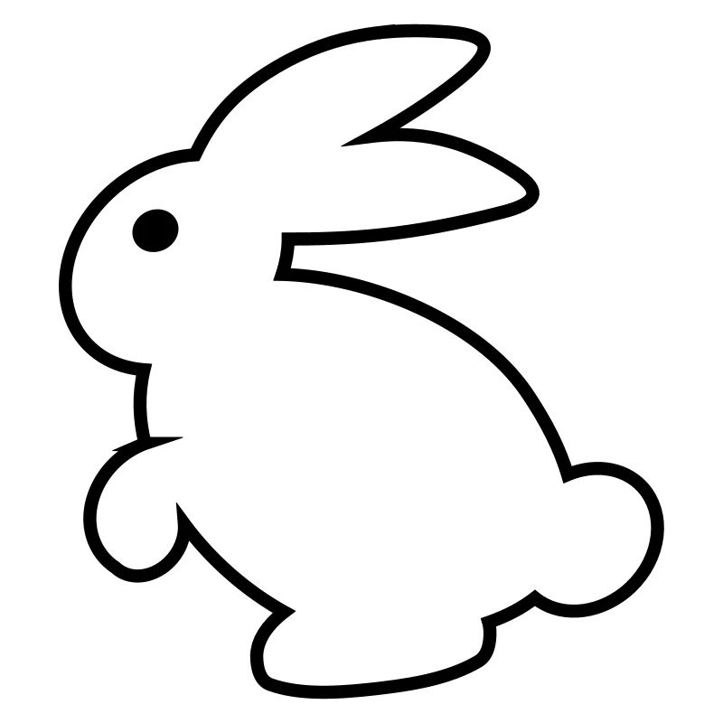pink rabbit white rabbit animal