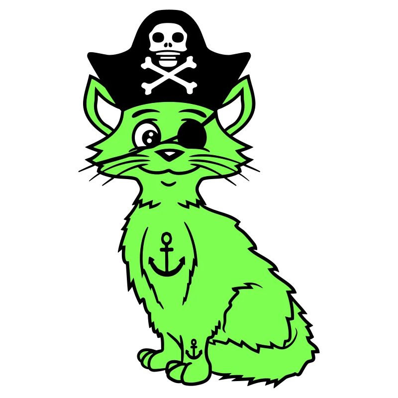 Cute Pirate Cats Buccaneer Eye Patch Hat Costume