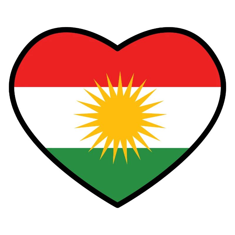Drapeau du Kurdistan Bakur Bashur Rojava Rojhlt Newroz