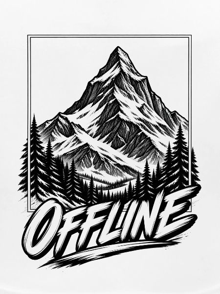 Offline-Berglandschaft