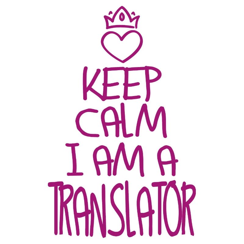 Keep Calm Translator Cool Traducteur Cadeau