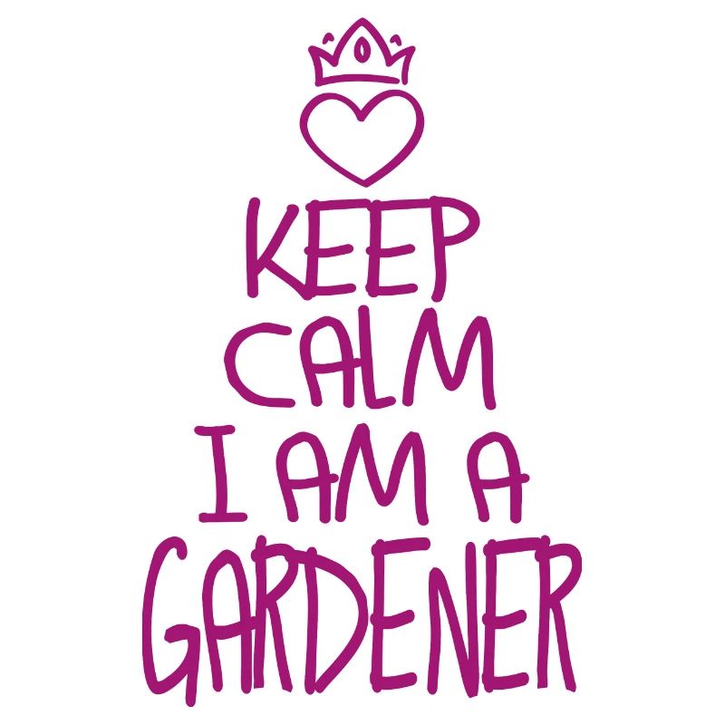 Keep Calm Gardener cool Gärtner Geschenk