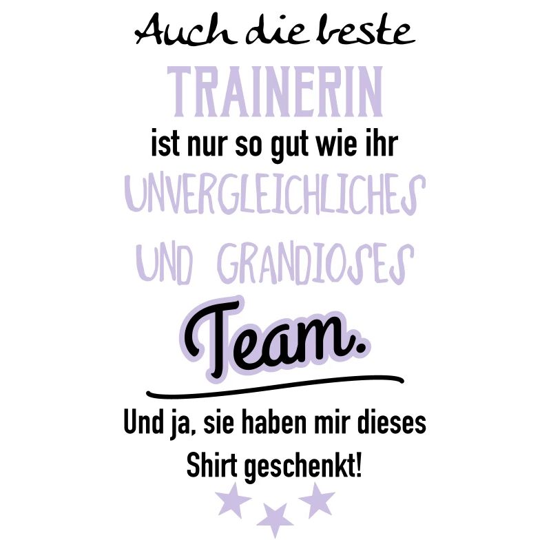 Beste Trainerin Shirt