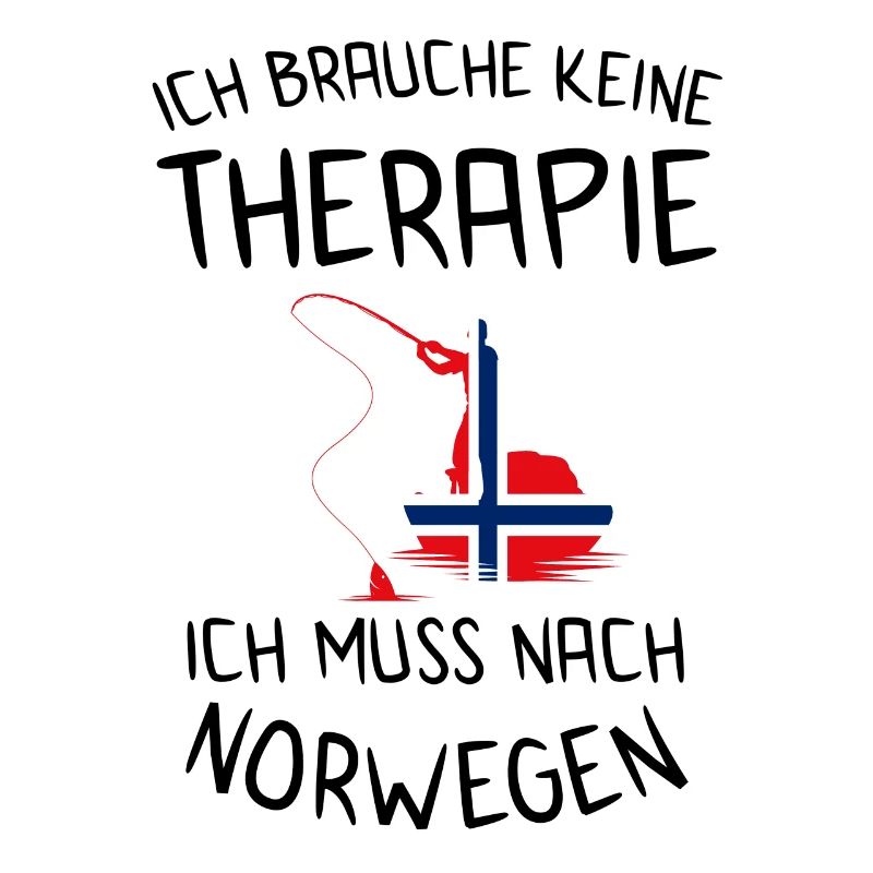 Norway fishing Norwegian flag cod gift