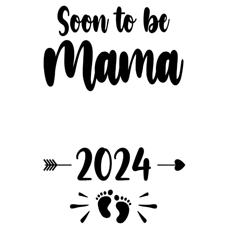 Mama wird bald Mutter 2024 Mutter schwangere Kinder Motte