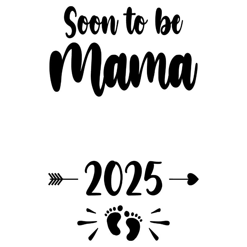 Mama wird bald Mutter 2025 Mutter schwangere Kinder Motte
