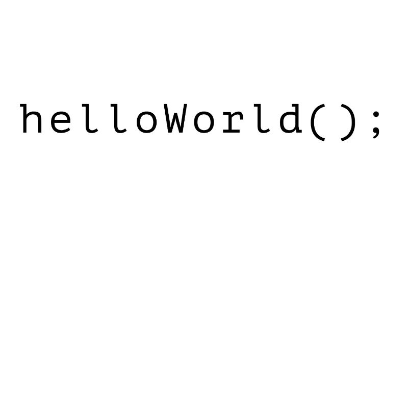 Code de programme HelloWorld Codage Informatik