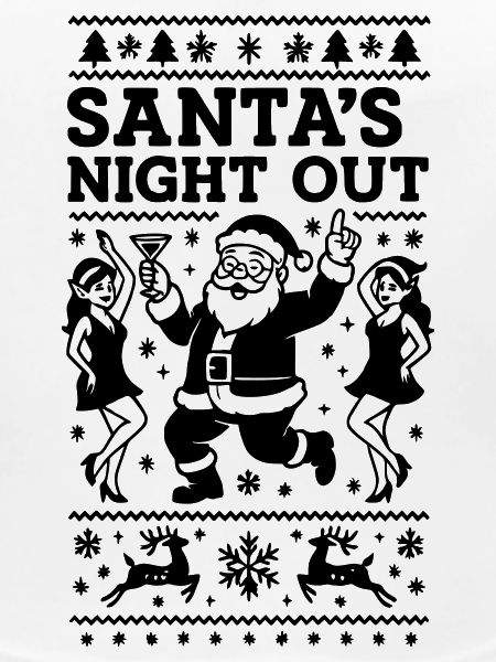 Weihnachtsmann Feier Party
