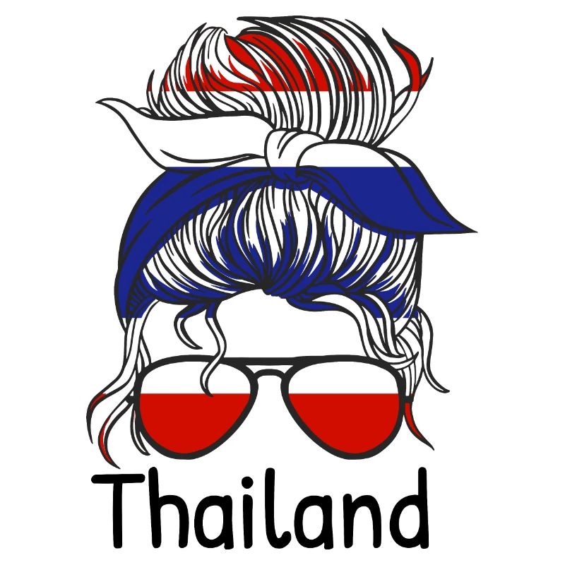 Thaïlande Drapeau Thaïlandais Drapeau utilisé Look