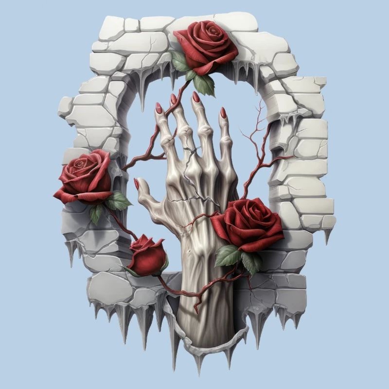 Rosen und Illustrationen: Eine Gothic-Sammlung