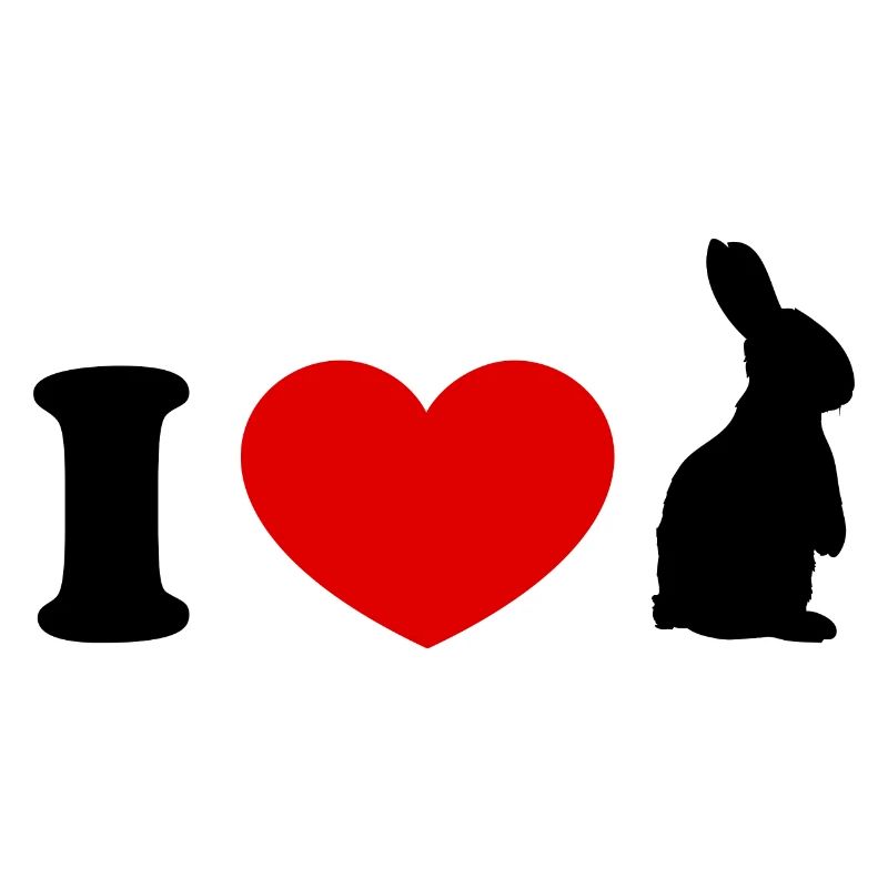 I love I love Easter Easter decoration