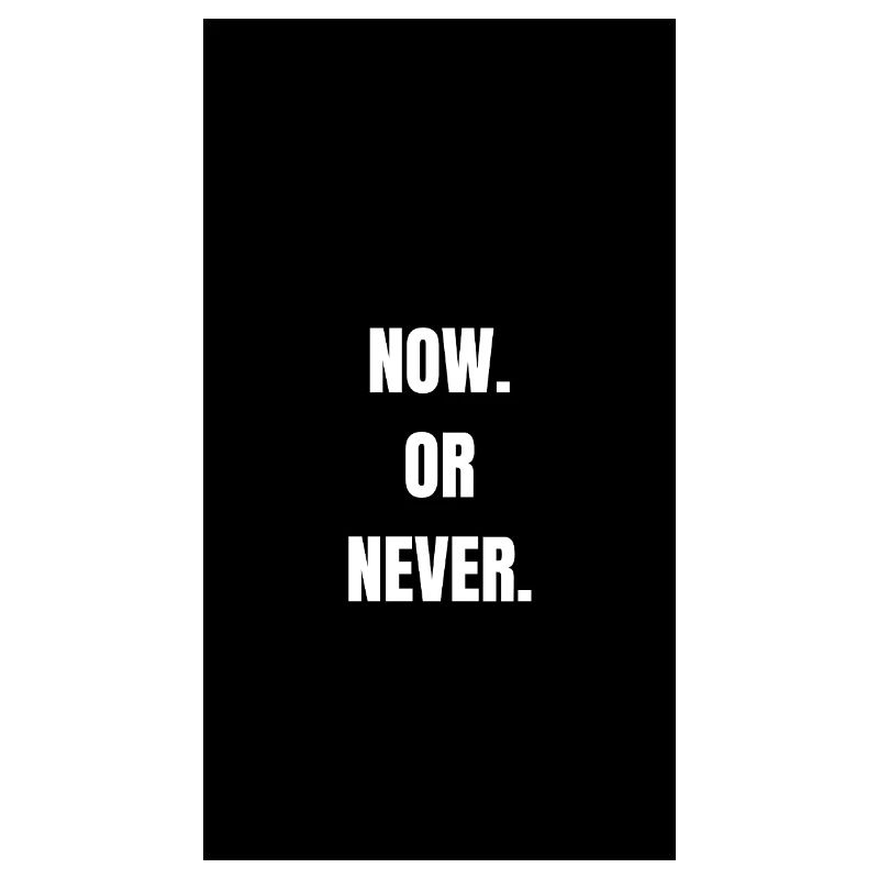 Jetzt Oder Nie - Starke Typo