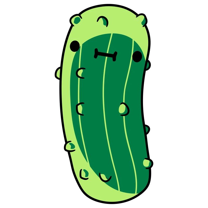 kleine gurke mit