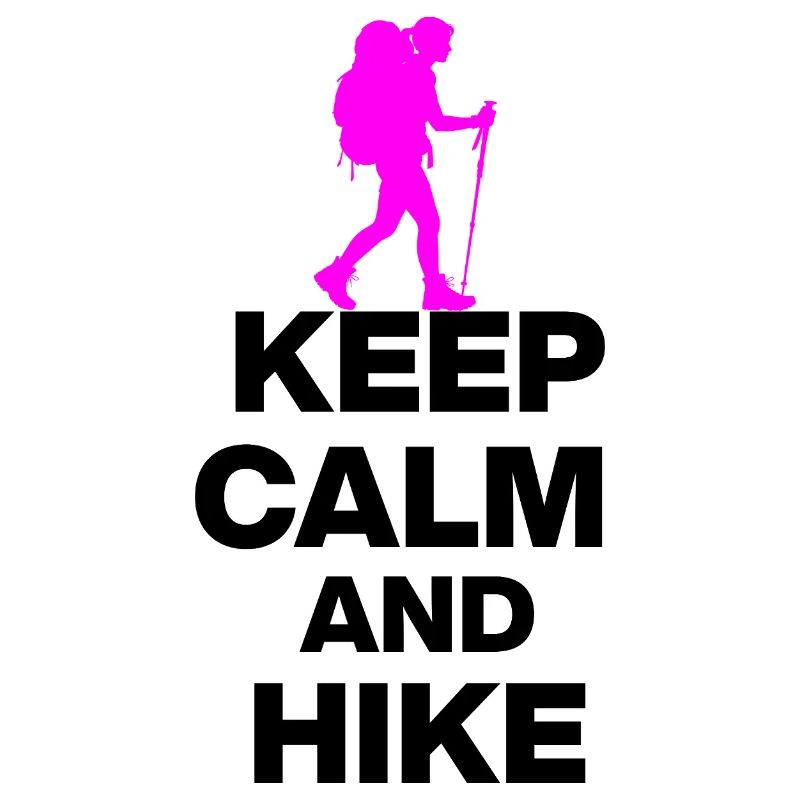 KEEP CALM AND HIKE ON, WANDERLUST, GESCHENK 🚶