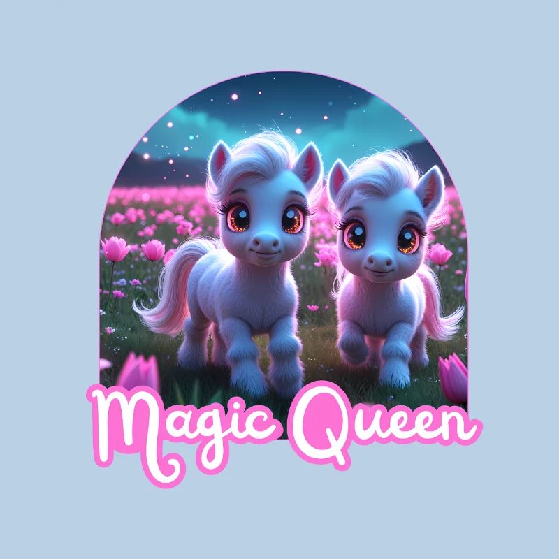 Two Cute Ponies - Magic Queen