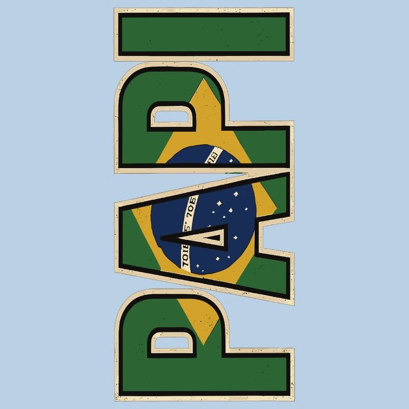 PAPI Brasil – Style rétro avec drapeaux